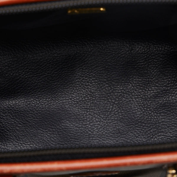 フェンディ ペカン ミニ ハンドバッグ ショルダーバッグ 2WAY カーキ ブラウン PVC レザー レディース FENDI 【中古】