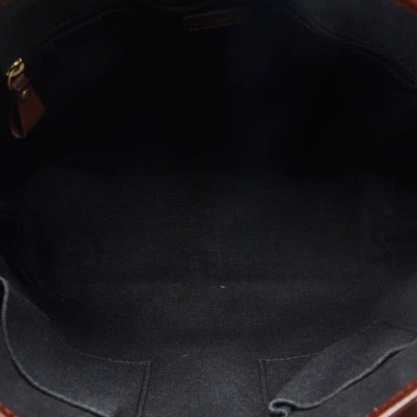 バーバリー ノバチェック シャドーホース ハンドバッグ トートバッグ ベージュ PVC レザー レディース BURBERRY 【中古】