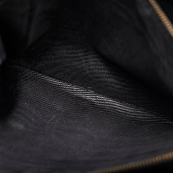 グッチ GGマーモント チェーン ウォレット ショルダーバッグ 474575 ブラック レザー レディース GUCCI 【中古】