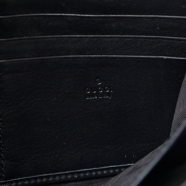 グッチ GGマーモント チェーン ウォレット ショルダーバッグ 474575 ブラック レザー レディース GUCCI 【中古】