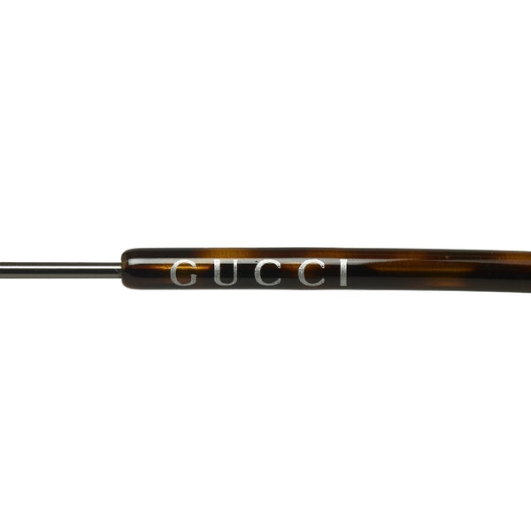 グッチ ティアドロップ メタルフレーム サングラス GG0440S シルバー プラスチック メンズ GUCCI 【中古】