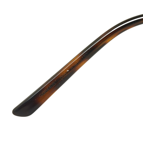 グッチ ティアドロップ メタルフレーム サングラス GG0440S シルバー プラスチック メンズ GUCCI 【中古】