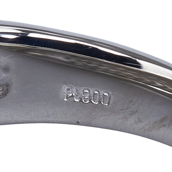 Pt900 プラチナ ダイヤ1.00ct パヴェ リング 指輪 レディース 13号 【中古】