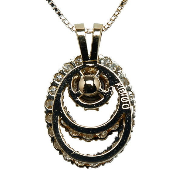 K18YG イエローゴールド ダイヤ1.00ct ペンダントネックレス ネックレス レディース 【中古】