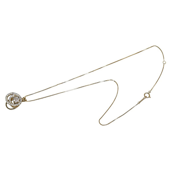 K18YG イエローゴールド ダイヤ1.00ct ペンダントネックレス ネックレス レディース 【中古】