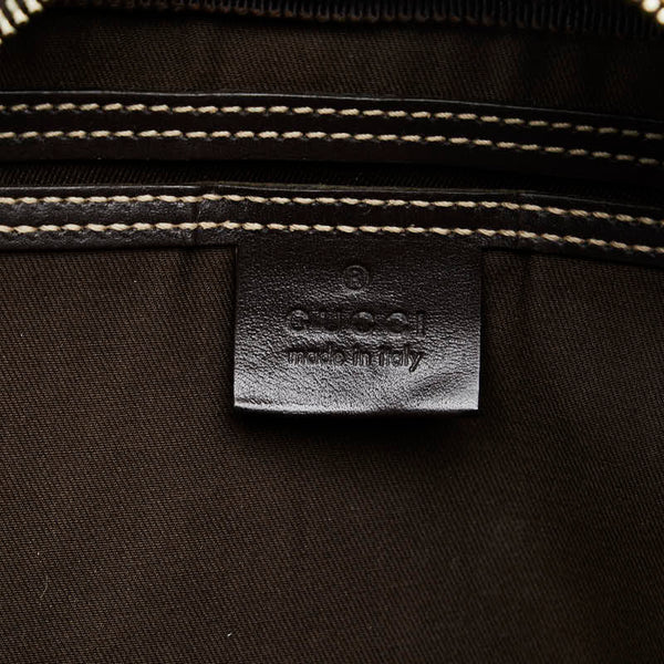 グッチ GGスプリーム ショルダーバッグ メッセンジャーバッグ 211107 ベージュ ブラウン PVC レザー レディース GUCCI 【中古】