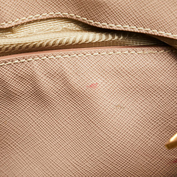 プラダ サフィアーノ ハンドバッグ ショルダーバッグ 2WAY BL0838 ライトピンク レザー レディース PRADA 【中古】