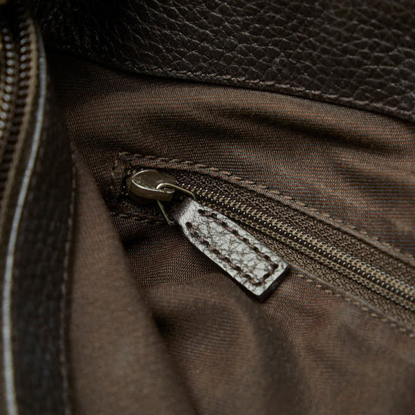 グッチ GG柄 ショルダーバッグ ワンショルダーバッグ 179777 ブラウン キャンバス レザー レディース GUCCI 【中古】