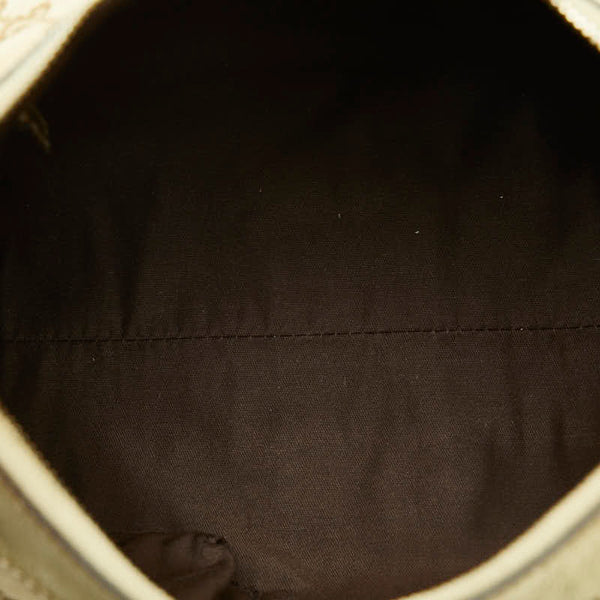 グッチ アビー GGキャンバス ハンドバッグ 190525 ベージュ ゴールド レザー レディース GUCCI 【中古】