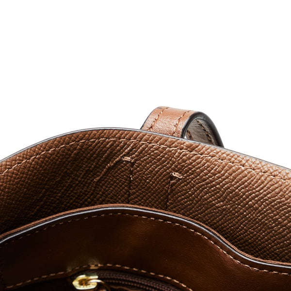 コーチ シグネチャー トートバッグ F67108 ベージュ ブラウン PVC レザー レディース COACH 【中古】