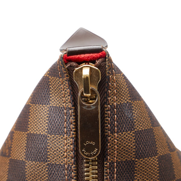 ルイ ヴィトン ダミエ サレヤMM ハンドバッグ トートバッグ N51188 ブラウン PVC レザー レディース LOUIS VUITTON 【中古】