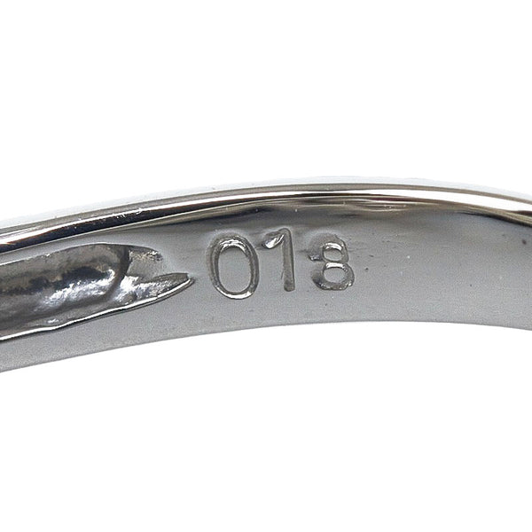 Pt900 プラチナ ルビー0.52ct ダイヤ0.18ct リング 指輪 レディース 9.5号 【中古】