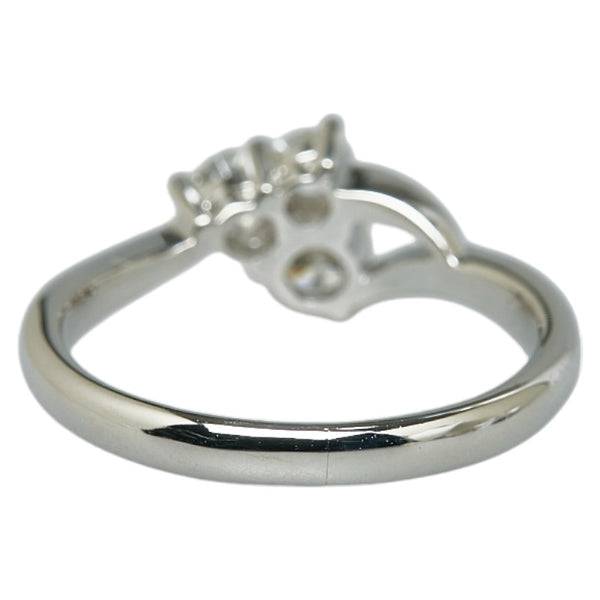 Pt900 プラチナ ダイヤ0.43ct リング 指輪 レディース 9号 【中古】
