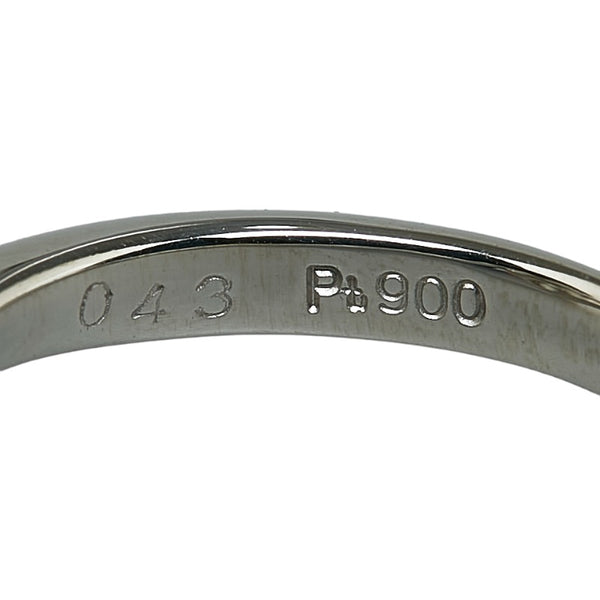 Pt900 プラチナ ダイヤ0.43ct リング 指輪 レディース 9号 【中古】