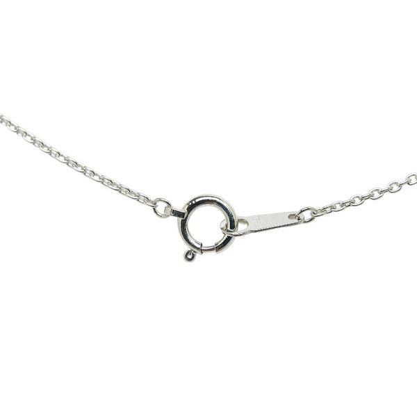 Pt900 プラチナ Pt850 プラチナ ルビー0.43ct ダイヤ0.02ct ネックレス レディース 【中古】