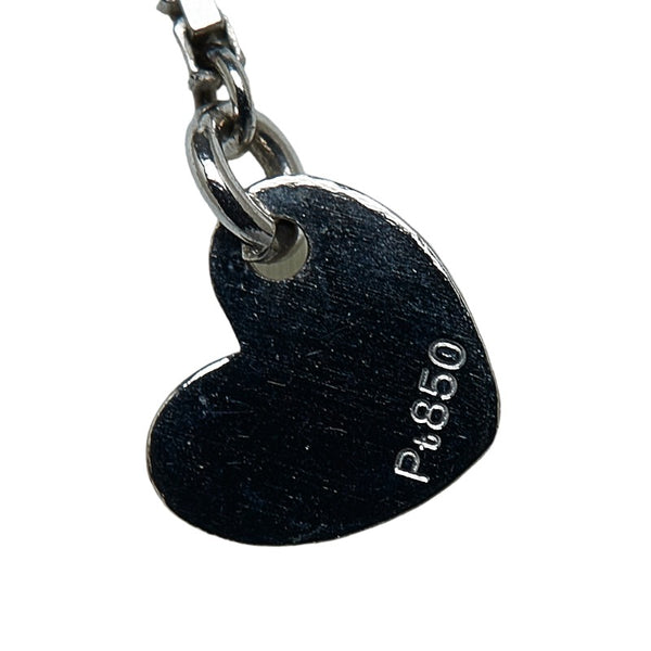 Pt900 プラチナ Pt850 プラチナ タンザナイト0.48ct ダイヤ0.25ct ペンダントネックレス ネックレス レディース 【中古】