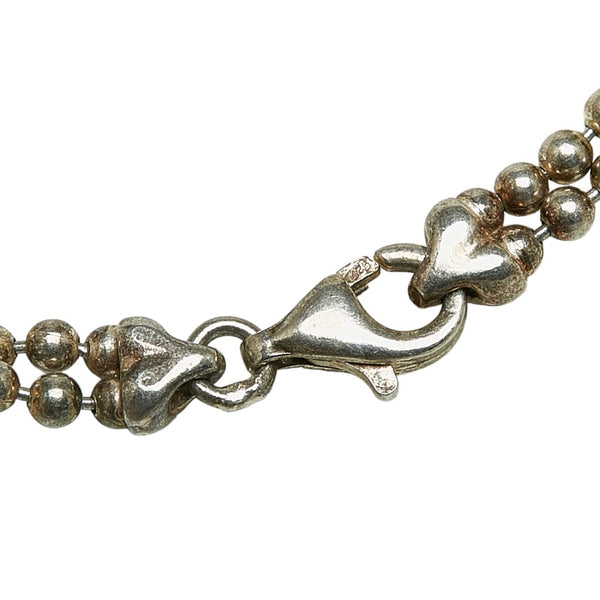 グッチ プレート ネックレス シルバー SV925 シルバー レディース GUCCI 【中古】