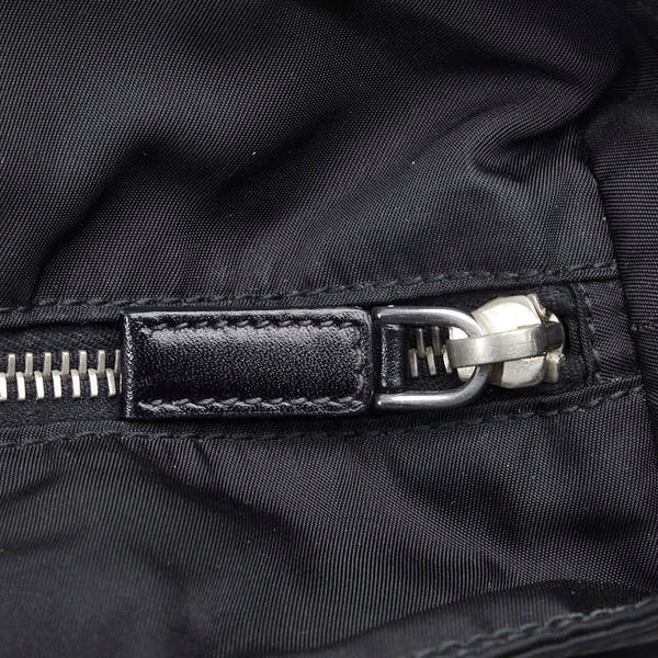 プラダ 三角ロゴプレート ハンドバッグ ショルダーバッグ 2WAY ブラック ナイロン レディース PRADA 【中古】