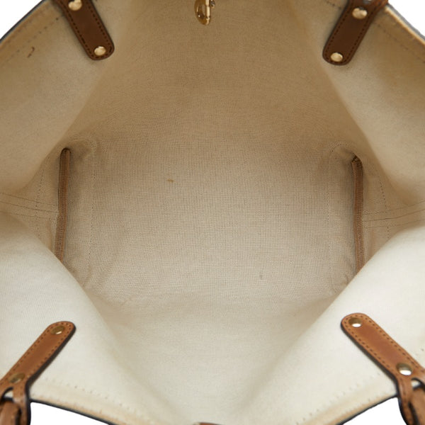 グッチ GGキャンバス トートバッグ ショルダーバッグ 247209 ベージュ キャンバス レザー レディース GUCCI 【中古】