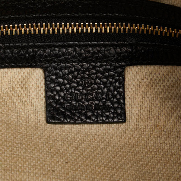 グッチ ソーホー タッセル ショルダーバッグ ハンドバッグ 2WAY 408825 ブラック レザー レディース GUCCI 【中古】