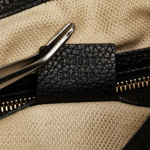 グッチ ソーホー タッセル ショルダーバッグ ハンドバッグ 2WAY 408825 ブラック レザー レディース GUCCI 【中古】