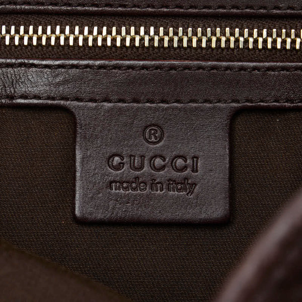 グッチ グッチシマ ジャッキー ワンショルダー 153029 ブラウン レザー レディース GUCCI 【中古】