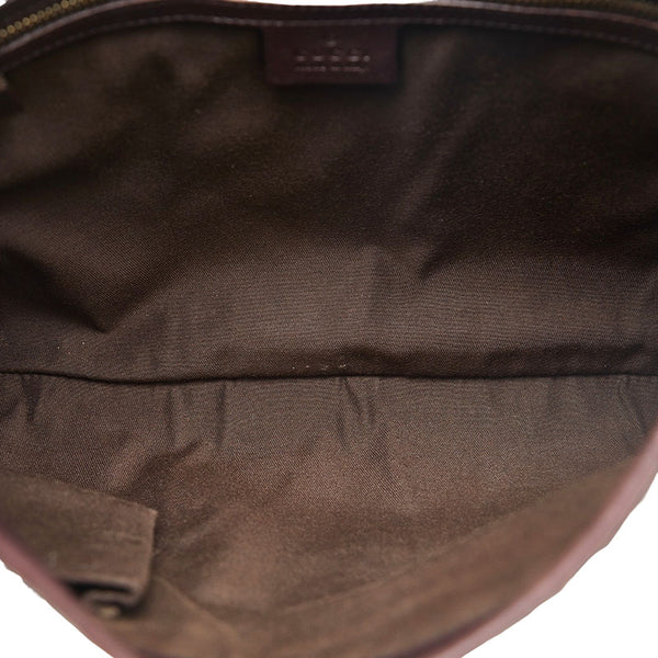 グッチ グッチシマ ジャッキー ワンショルダー 153029 ブラウン レザー レディース GUCCI 【中古】