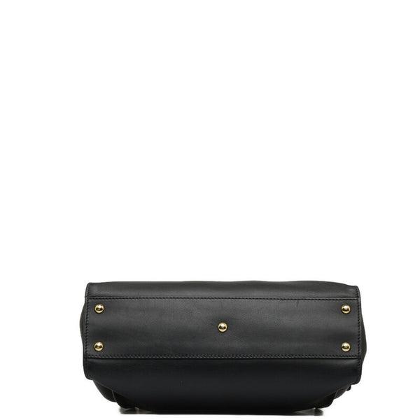 フェンディ ピーカブー ハンドバッグ 8BN290 ブラック レザー レディース FENDI 【中古】