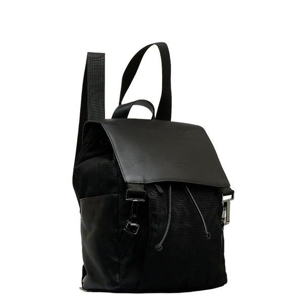 グッチ リュック バックパック 003 0233 ブラック ナイロン レザー レディース GUCCI 【中古】