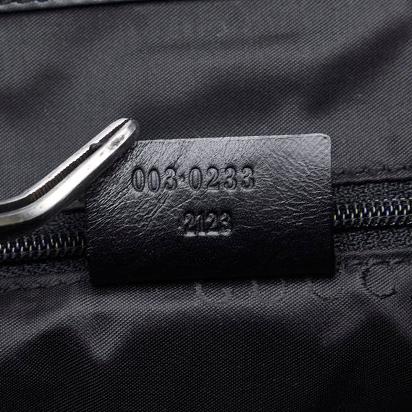 グッチ リュック バックパック 003 0233 ブラック ナイロン レザー レディース GUCCI 【中古】