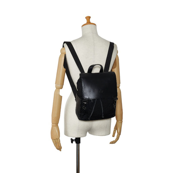 グッチ リュック バックパック 003 0233 ブラック ナイロン レザー レディース GUCCI 【中古】