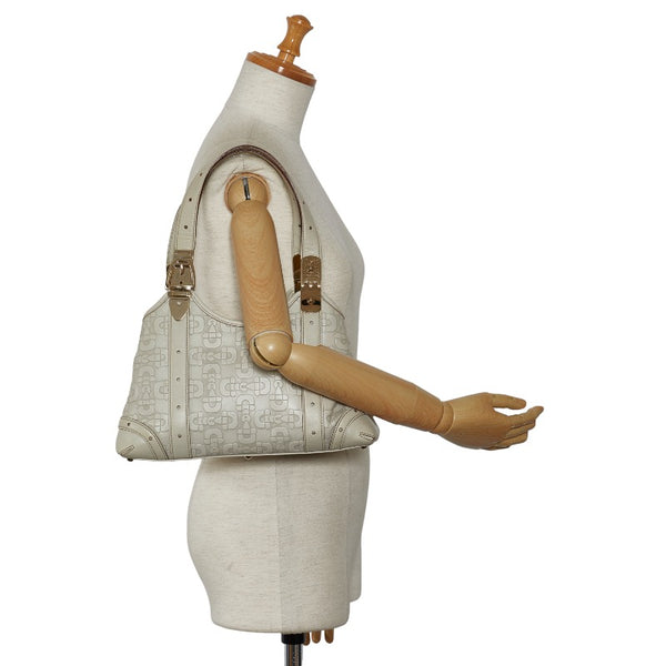 グッチ ホースビット ハンドバッグ トートバッグ 145761 ホワイト レザー レディース GUCCI 【中古】