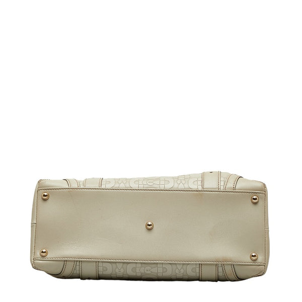 グッチ ホースビット ハンドバッグ トートバッグ 145761 ホワイト レザー レディース GUCCI 【中古】