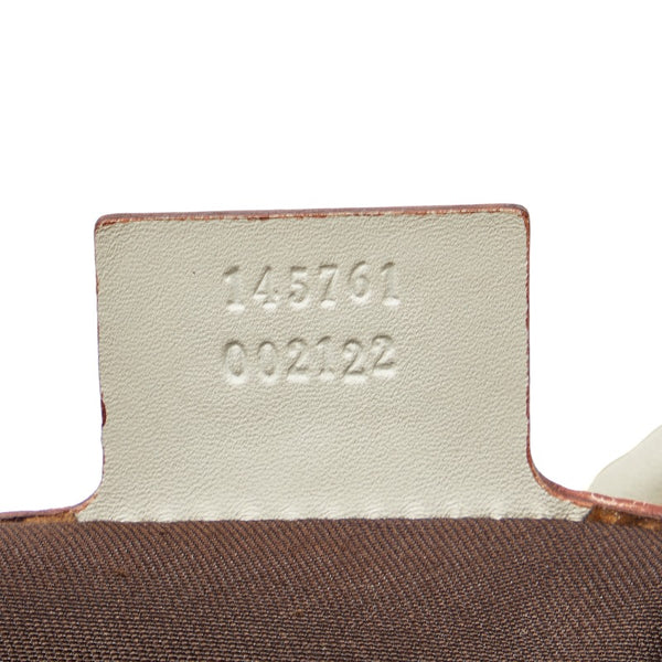 グッチ ホースビット ハンドバッグ トートバッグ 145761 ホワイト レザー レディース GUCCI 【中古】