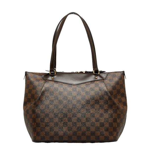 ルイ ヴィトン ダミエ ウェストミンスターGM トートバッグ ショルダーバッグ Ｎ41103 ブラウン PVC レザー レディース LOUIS VUITTON 【中古】