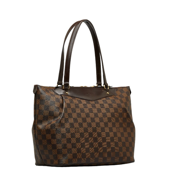 ルイ ヴィトン ダミエ ウェストミンスターGM トートバッグ ショルダーバッグ Ｎ41103 ブラウン PVC レザー レディース LOUIS VUITTON 【中古】