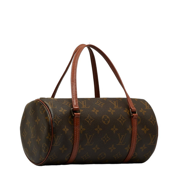 ルイ ヴィトン モノグラム パピヨン ハンドバッグ M51366 ブラウン PVC レザー レディース LOUIS VUITTON 【中古】