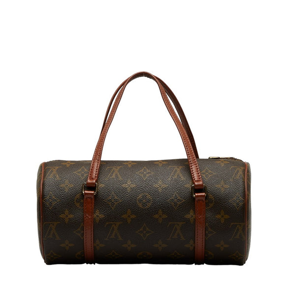 ルイ ヴィトン モノグラム パピヨン ハンドバッグ M51366 ブラウン PVC レザー レディース LOUIS VUITTON 【中古】