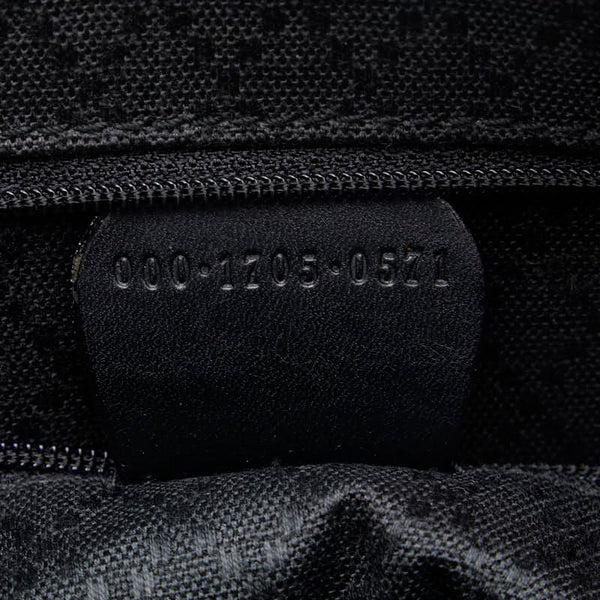 グッチ トートバッグ ショルダーバッグ 000 1705 0571 ブラック ナイロン レザー レディース GUCCI 【中古】