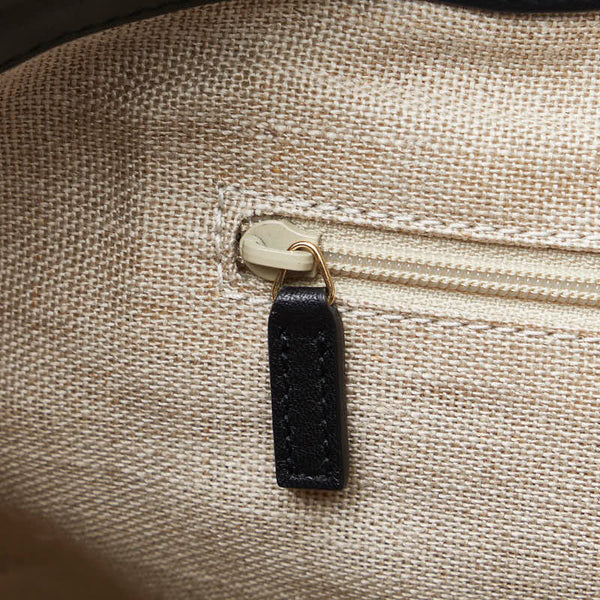 グッチ マイクログッチシマ ハンドバッグ ショルダーバッグ 2WAY 449656 ブラック レザー レディース GUCCI 【中古】