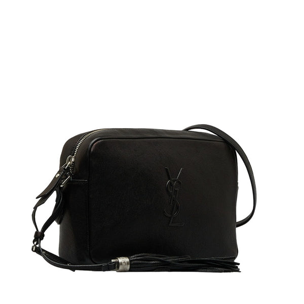 サンローラン 斜め掛け ショルダーバッグ 470299 ブラック レザー レディース SAINT LAURENT 【中古】
