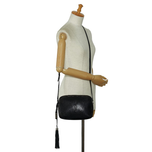 サンローラン 斜め掛け ショルダーバッグ 470299 ブラック レザー レディース SAINT LAURENT 【中古】