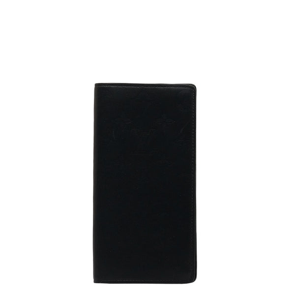 ルイ ヴィトン モノグラム シャドウ ポルトフォイユ ブラザ 長財布 M62900 ノワール ブラック レザー メンズ LOUIS VUITTON 【中古】