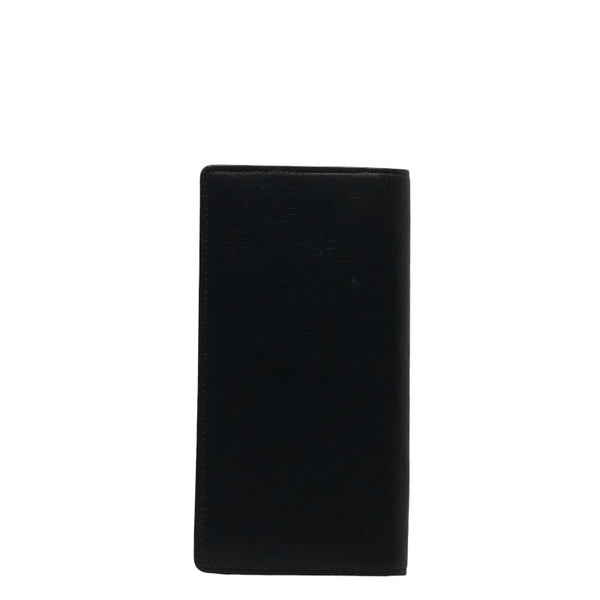 ルイ ヴィトン モノグラム シャドウ ポルトフォイユ ブラザ 長財布 M62900 ノワール ブラック レザー メンズ LOUIS VUITTON 【中古】