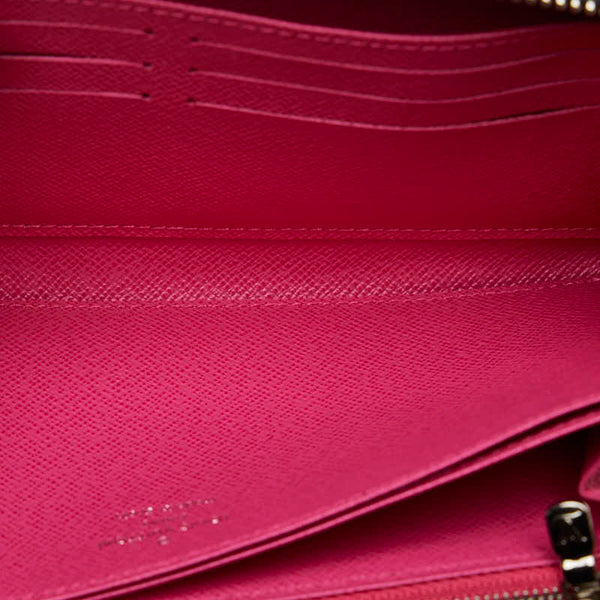 ルイ ヴィトン エピ ジッピーウォレット ラウンドファスナー 長財布 M64838 ブラック ピンク レザー レディース LOUIS VUITTON 【中古】
