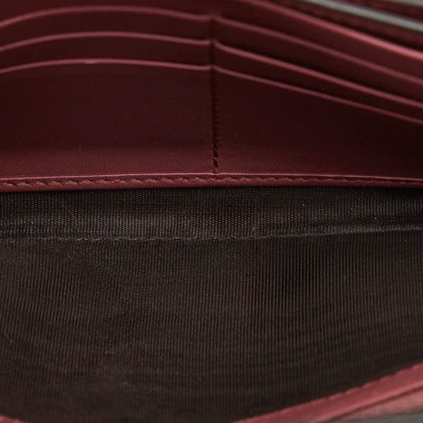 グッチ GGブルームス 長財布 コンチネンタルウォレット 404070 ベージュ マルチカラー PVC レザー レディース GUCCI 【中古】