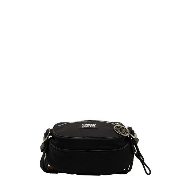 バーバリー クロスボディバッグ 8028242 ブラック ナイロン メンズ BURBERRY 【中古】