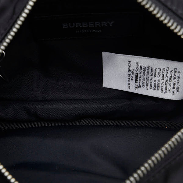 バーバリー クロスボディバッグ 8028242 ブラック ナイロン メンズ BURBERRY 【中古】