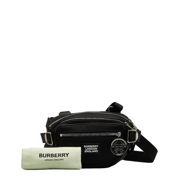 バーバリー クロスボディバッグ 8028242 ブラック ナイロン メンズ BURBERRY 【中古】
