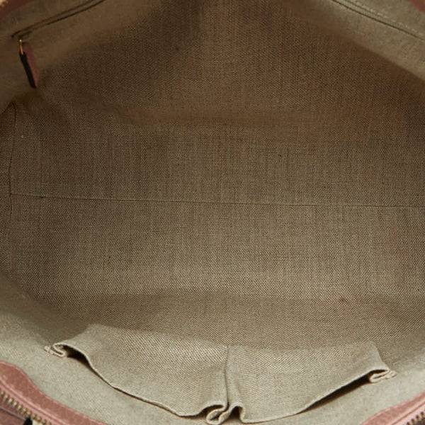 グッチ ハンドバッグ トートバッグ 449650 ピンク レザー レディース GUCCI 【中古】